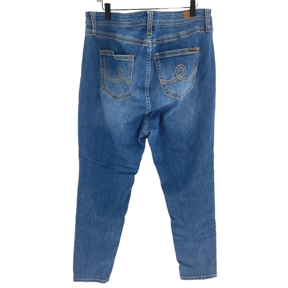 Seven7 | Plus Size Thick Stitch Skinny Tapered High Rise Jeans Plus Size 20W